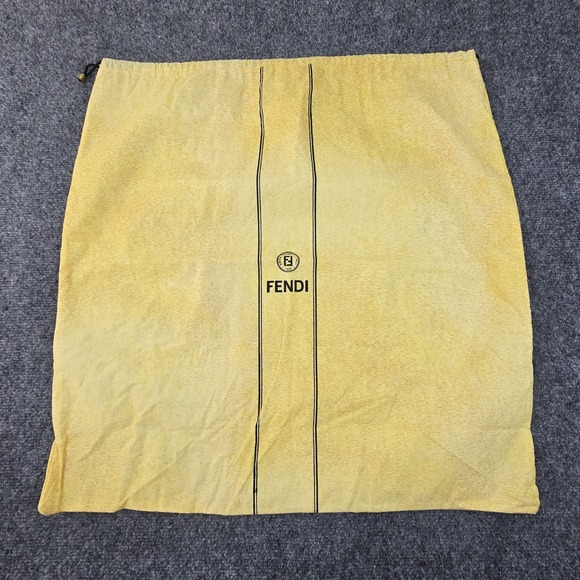 Fendi Vintage Drawstring Dust Bag – Authentic - Large (Approx. 22.5"x23.5") - Picture 1 of 8